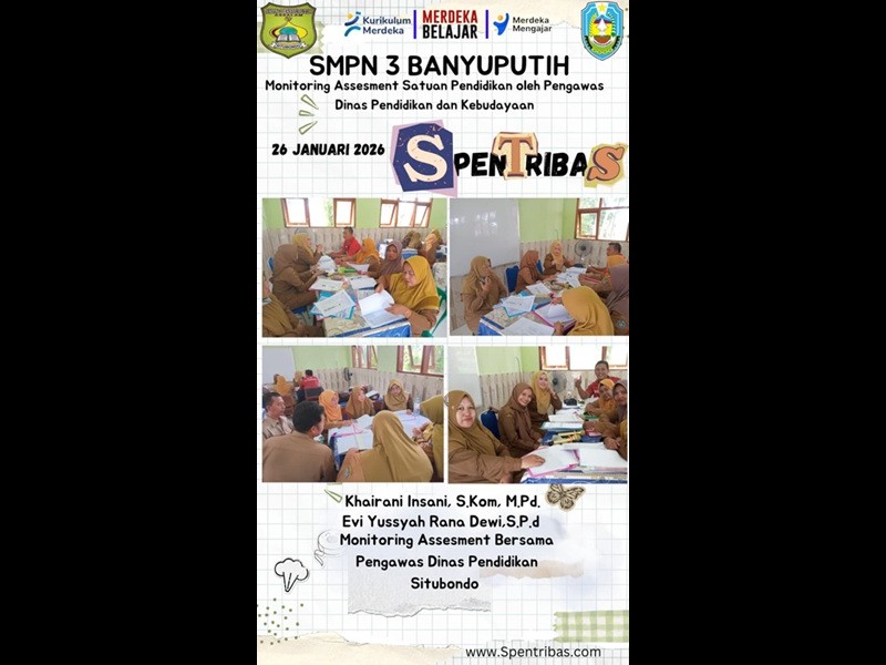 MONITORING ASISMEN SATUAN PENDIDIKAN OLEH PENGAWAS DINAS PENDIDIKAN